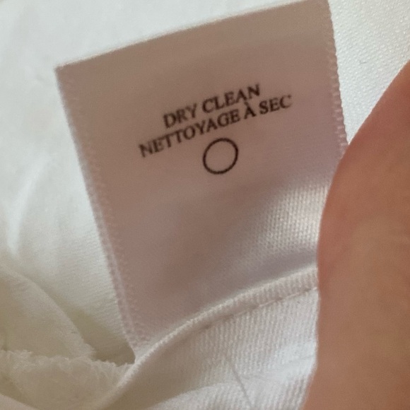 A.L.C. Ivory Mirren Twist Front Short Sleeve Dress Size 4 Mini White Minimal - Picture 8 of 11